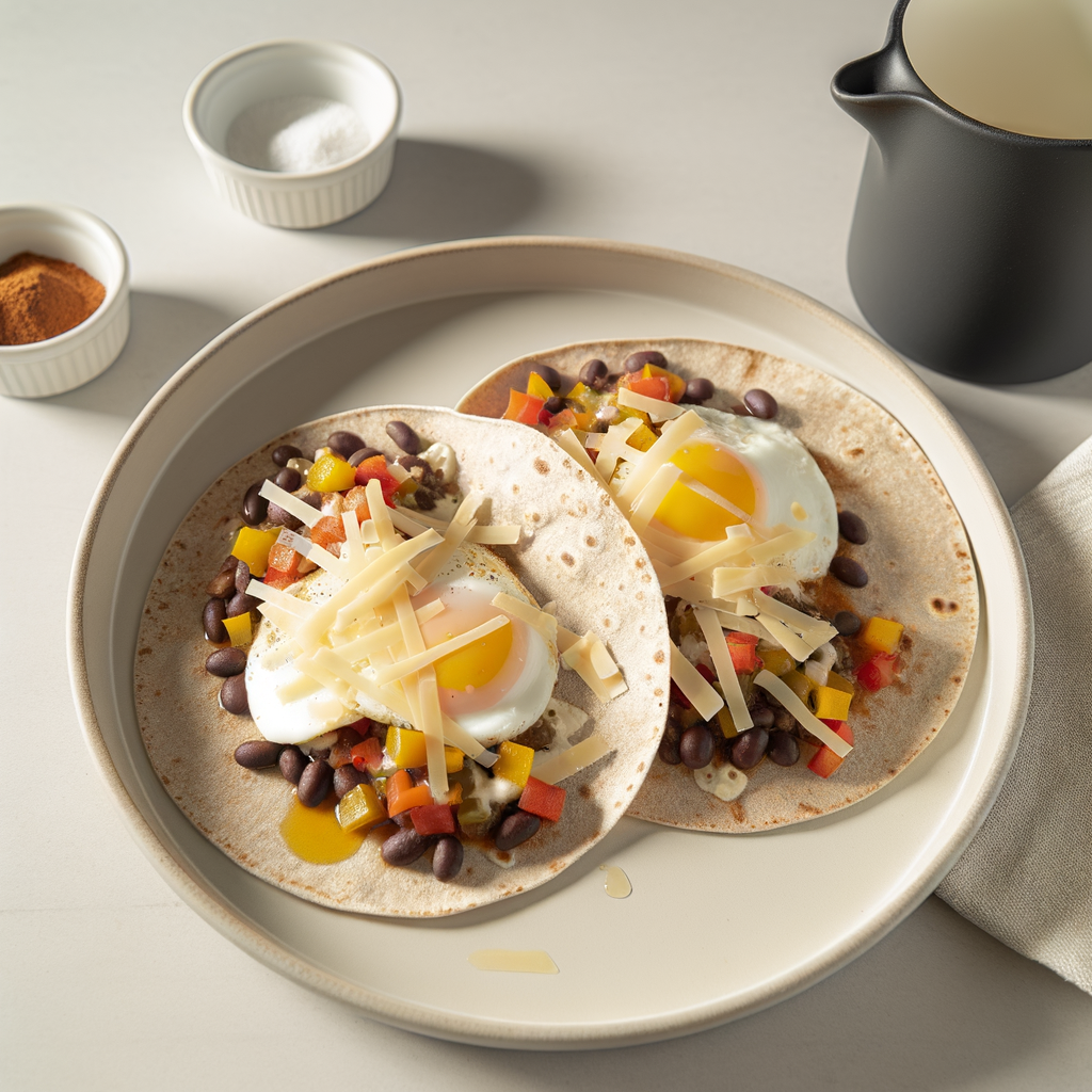 Protein Power Air Fryer Breakfast Tostadas