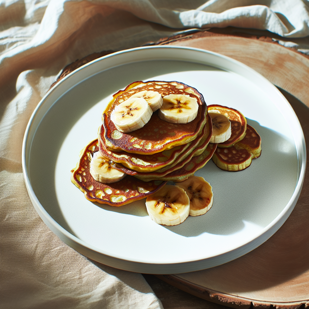 Hidden Veggie Banana Pancake Stacks