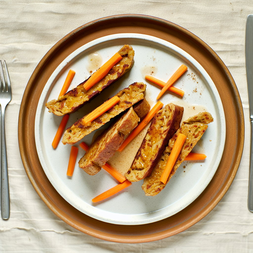 Carrot-Infused Cinnamon French Toast Sticks