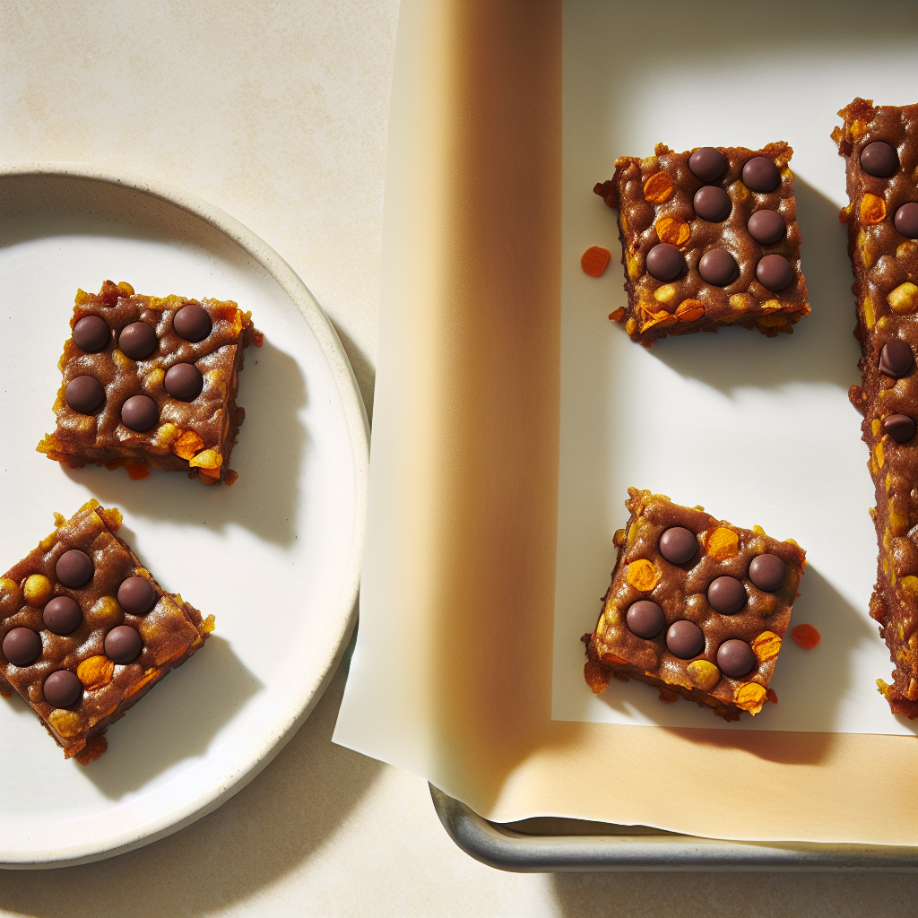 Hidden Veggie Chocolate Chickpea Cookie Bars
