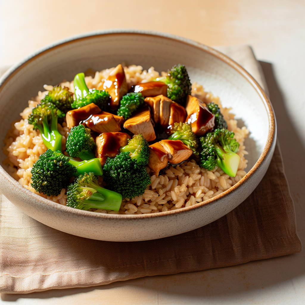 Teriyaki Chicken & Broccoli Rice Bowls