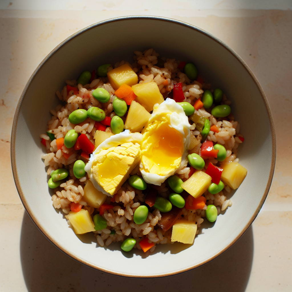 Hawaiian Veggie Fried Rice Bowls