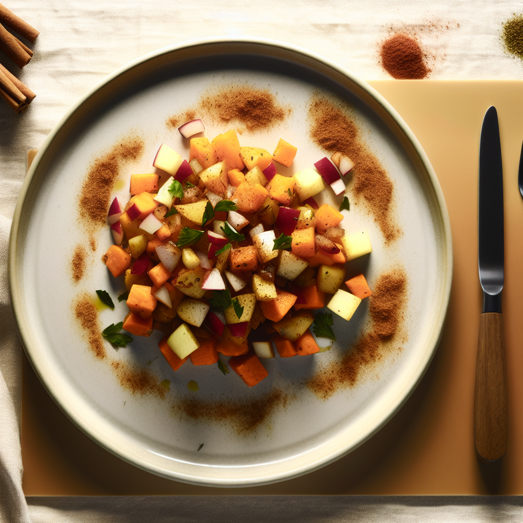 Sunrise Sweet Potato & Apple Hash
