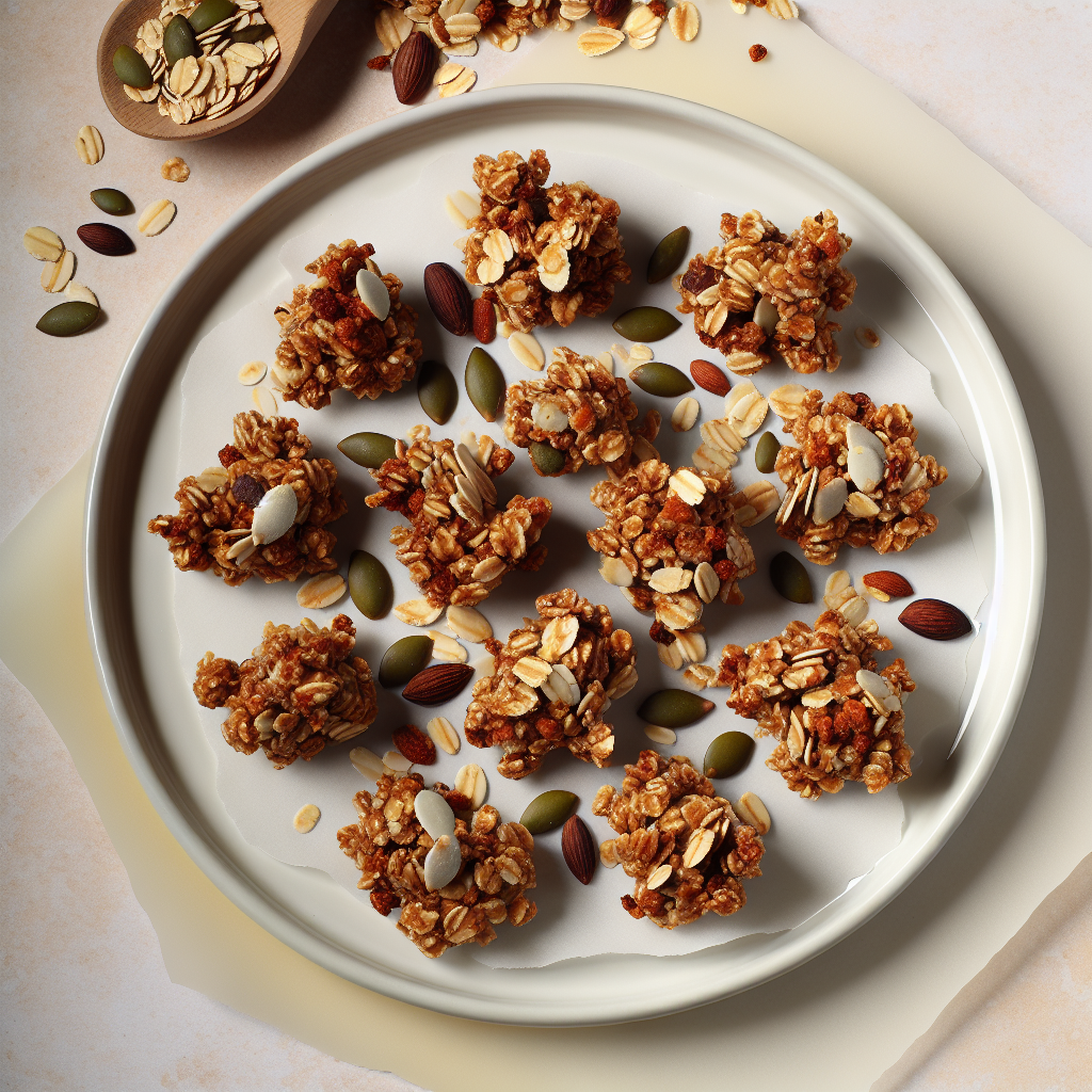 No-Nut Seedy Power Granola Clusters