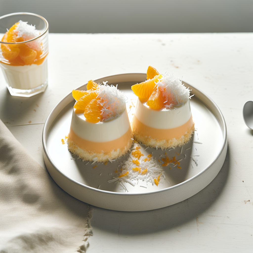 Sunshine Citrus & Coconut Pudding Parfaits