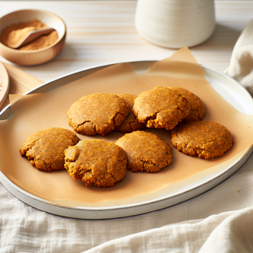 Pumpkin-Spiced Amaranth Cookies (No Nuts, No Dairy)