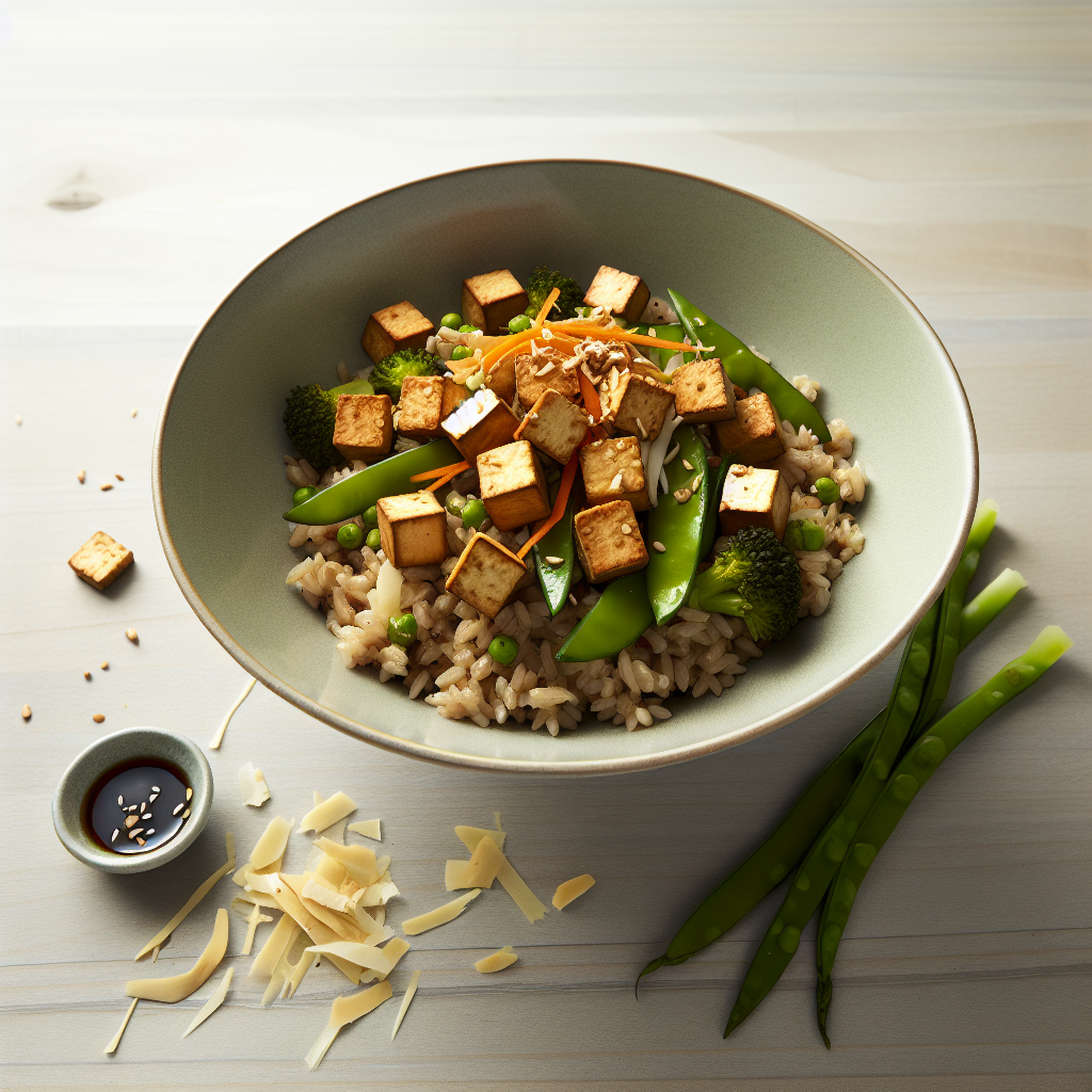 Asian-Inspired Ginger-Tamari Rice Bowls with Tofu
