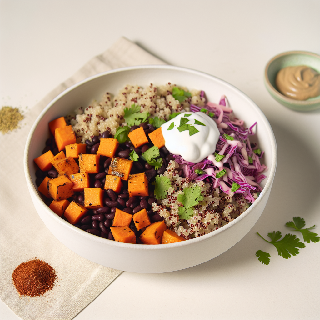 Sweet Potato, Black Bean, and Quinoa Power Bowl