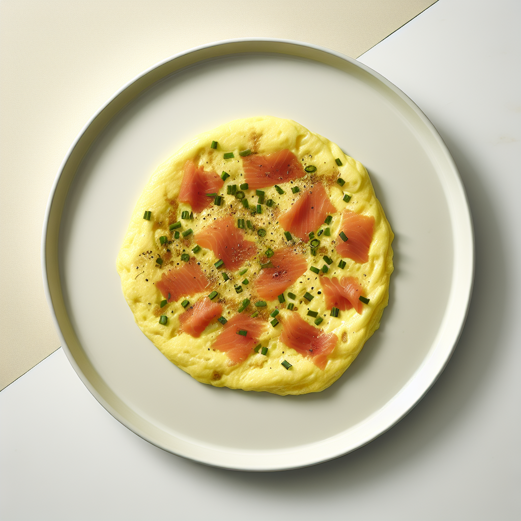 Smoked Salmon & Chive Protein Cloud Omelette