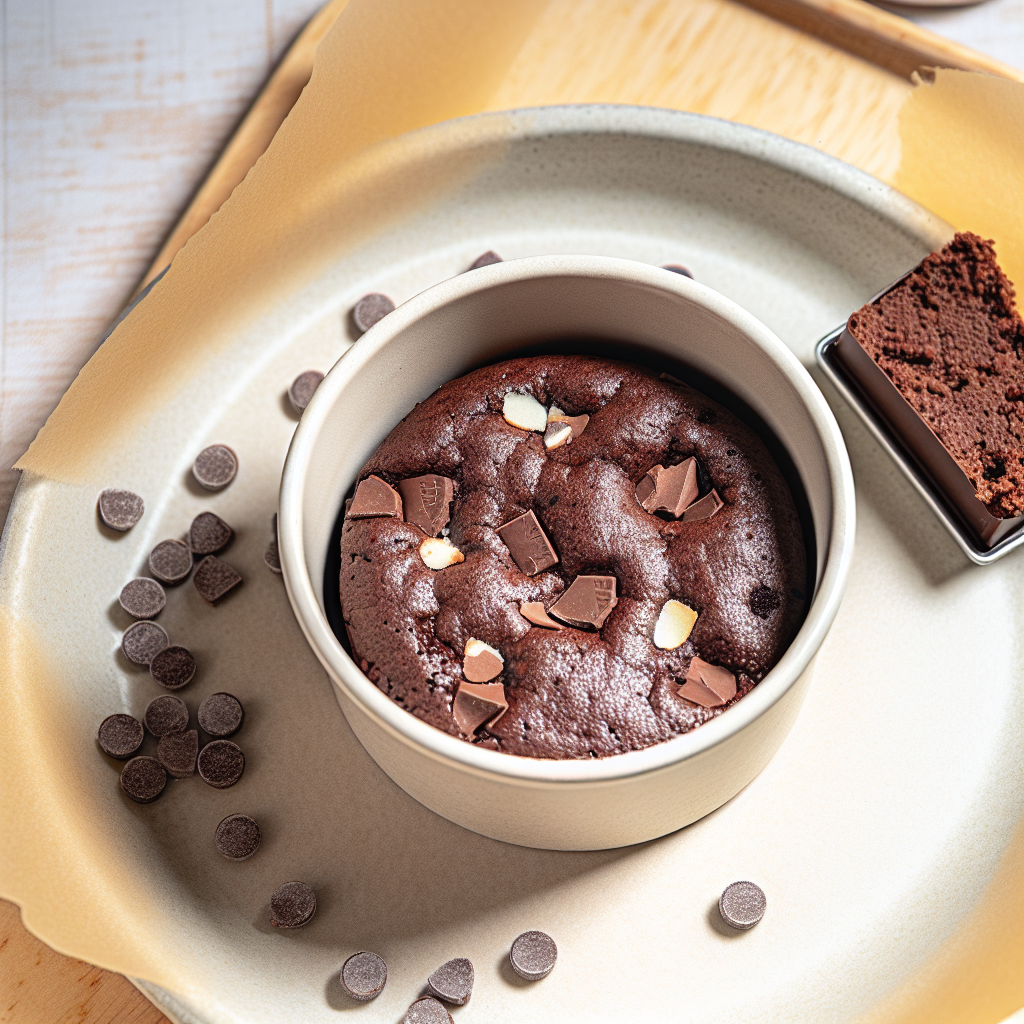Double Chocolate Protein Mug Cake