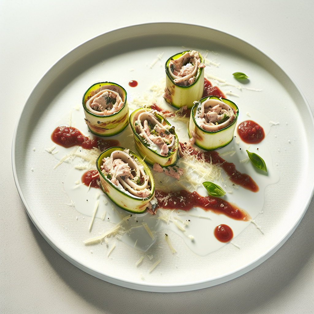 Herbed Ricotta Turkey Zucchini Roll-Ups