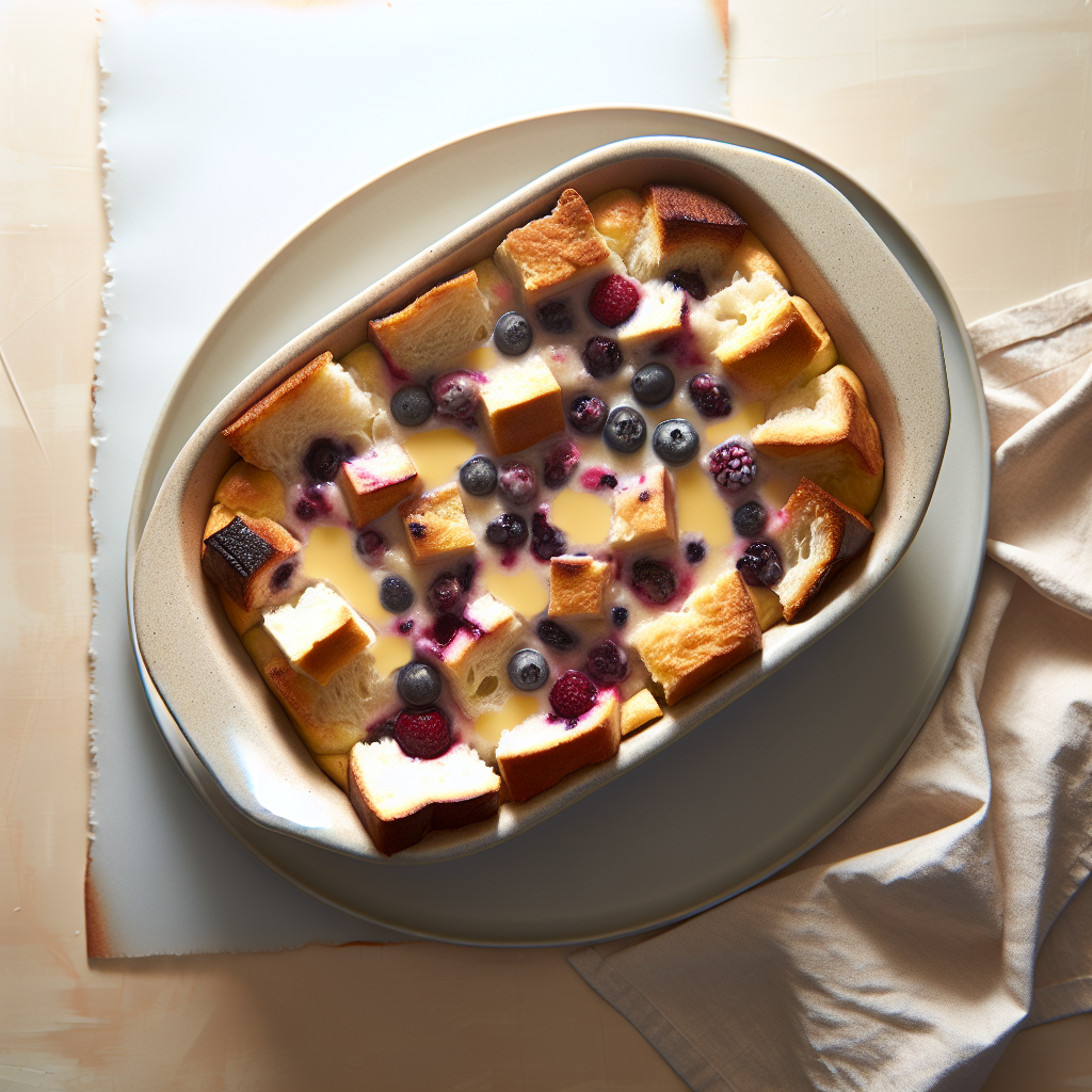 Berry Vanilla Instant Pot Bread Pudding