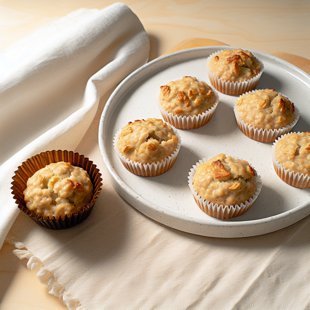 5-Ingredient Banana Oat Instant Pot Muffins