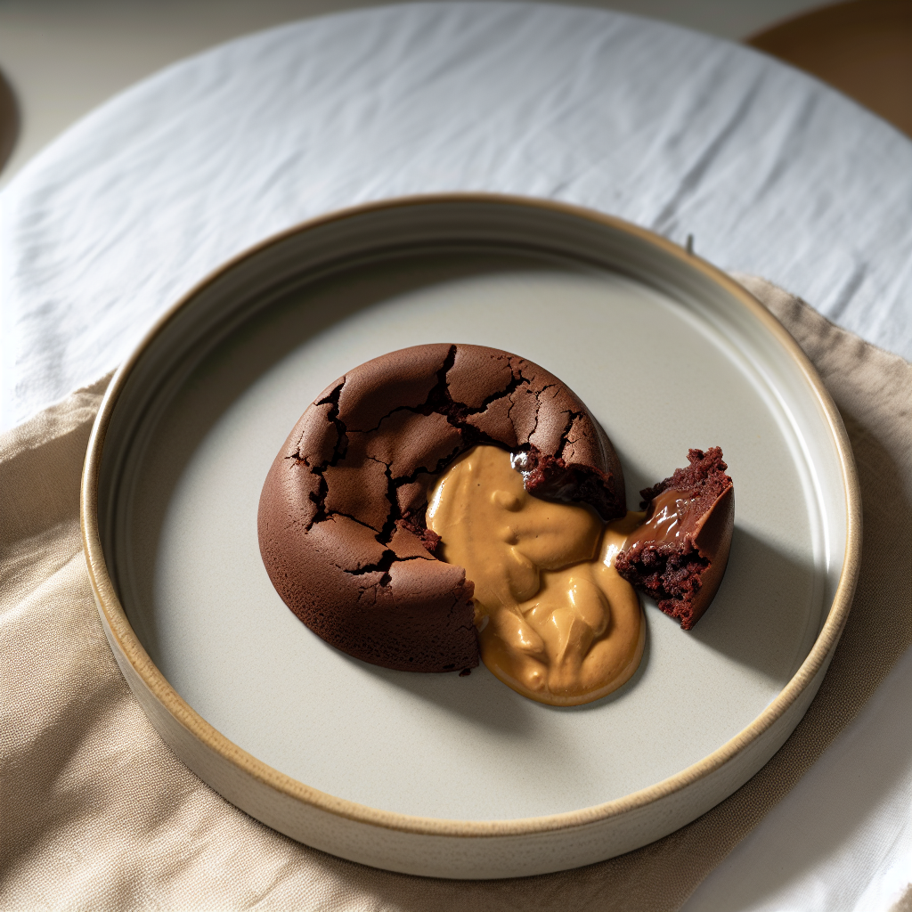 Budget-Friendly Chocolate Peanut Butter Lava Cake