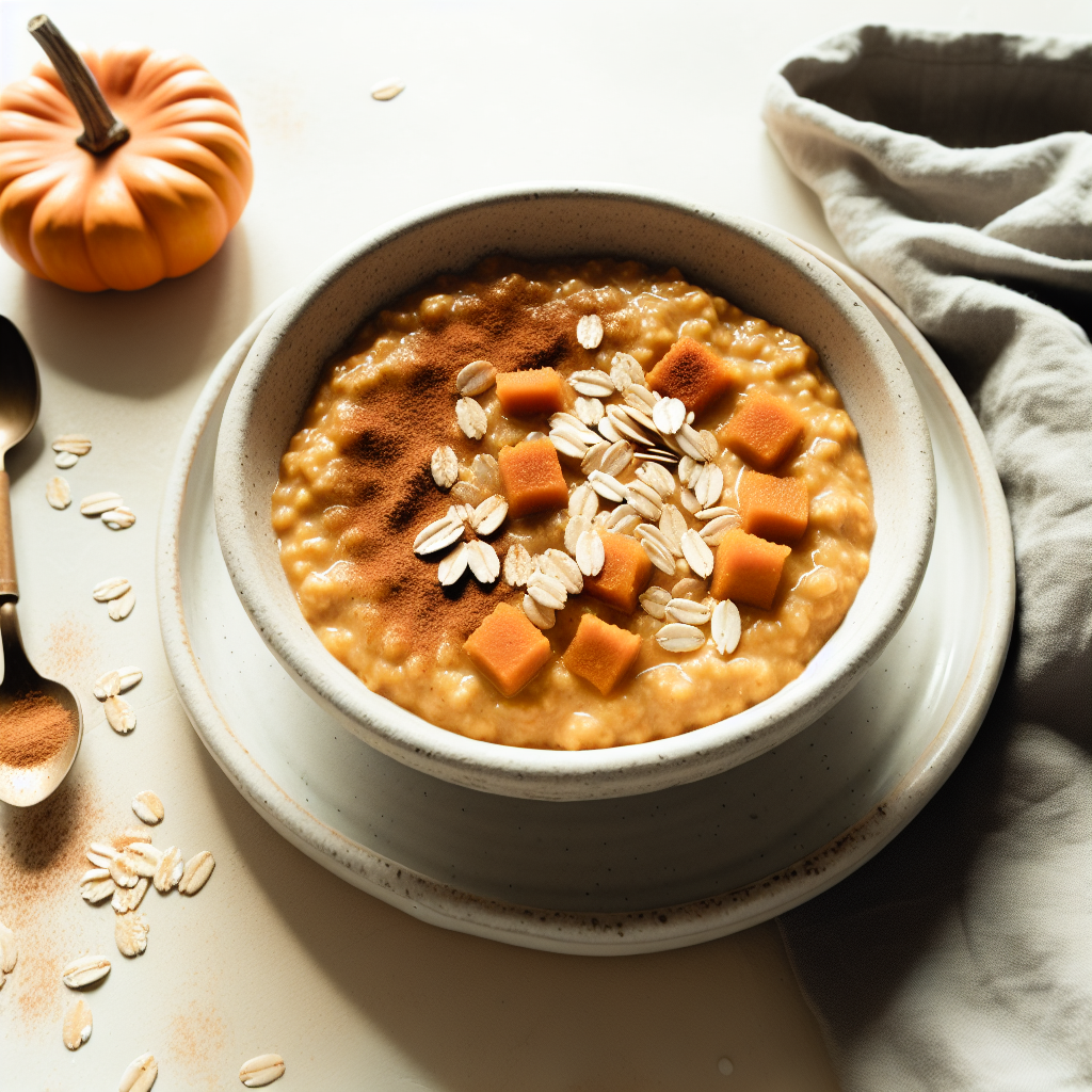 No-Fuss Pumpkin Pie Oatmeal Pudding