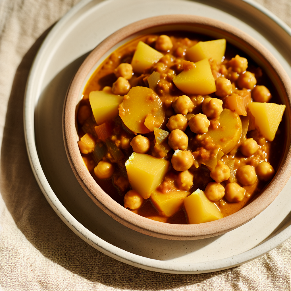 Curried Chickpea & Potato Stew
