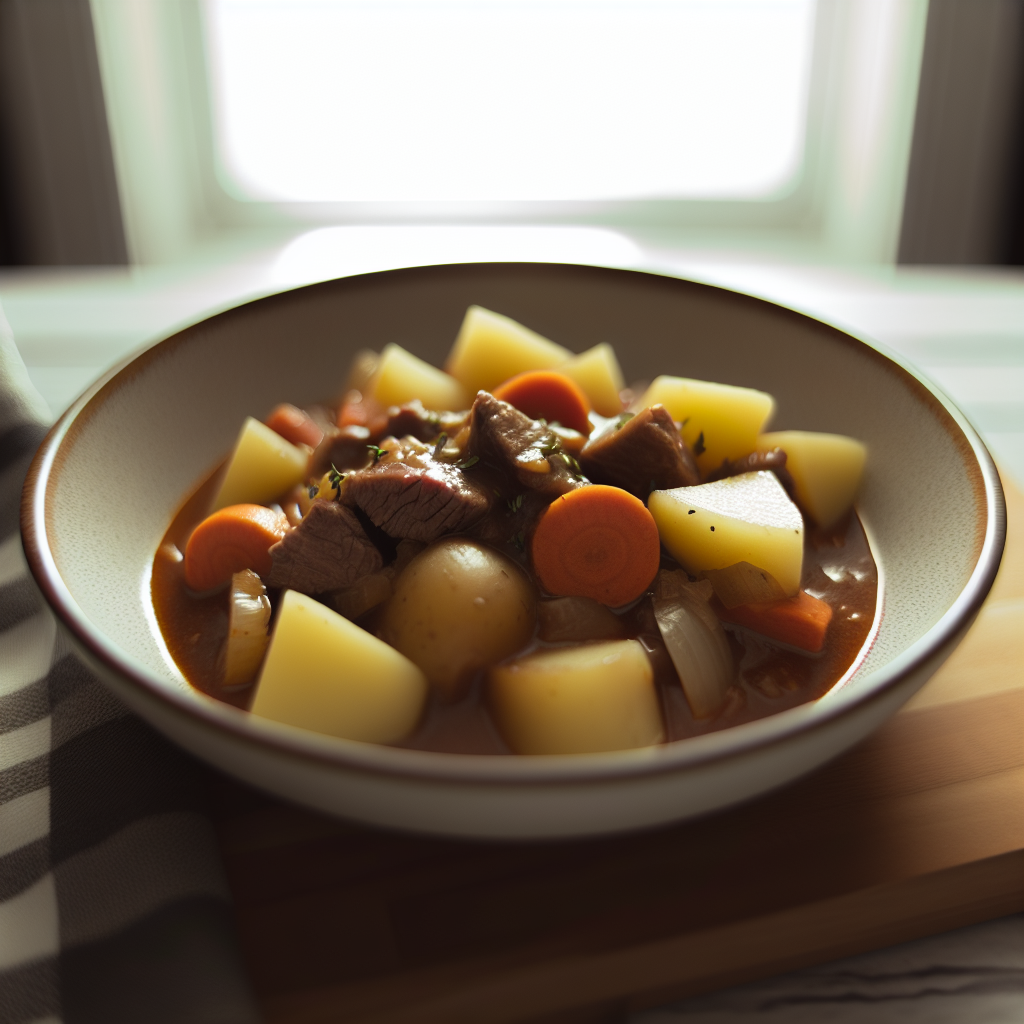Homestyle Instant Pot Beef & Potato Stew