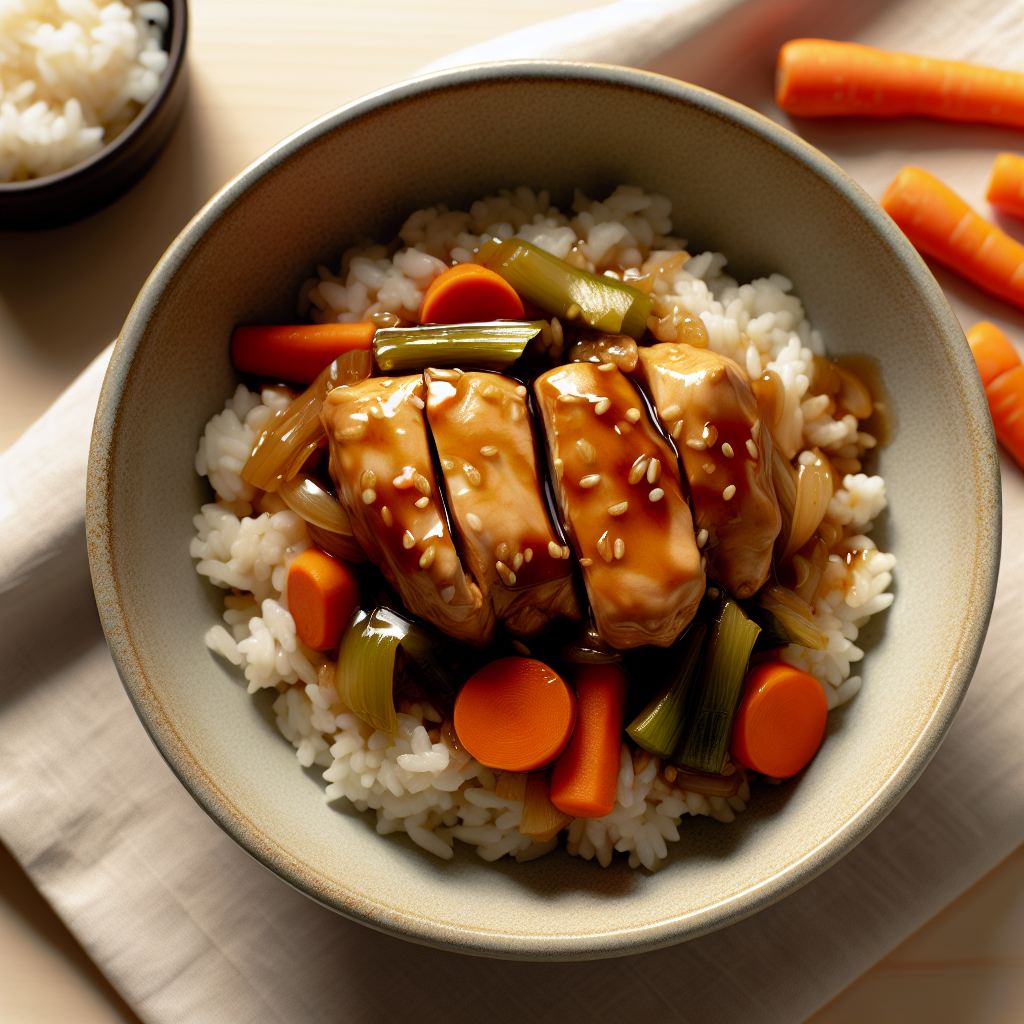 Budget Instant Pot Teriyaki Chicken & Veggies