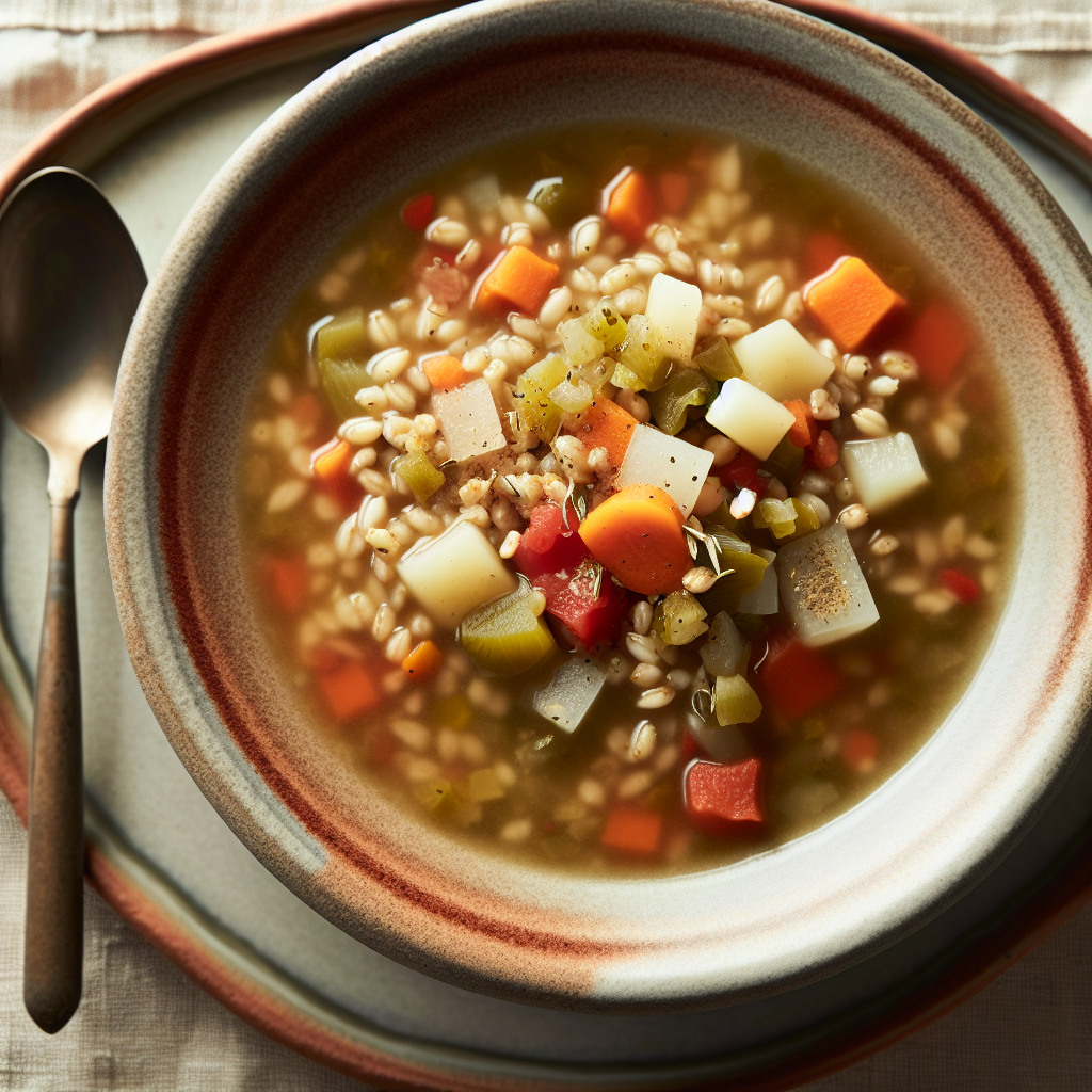 Budget-Friendly Veggie Barley Soup