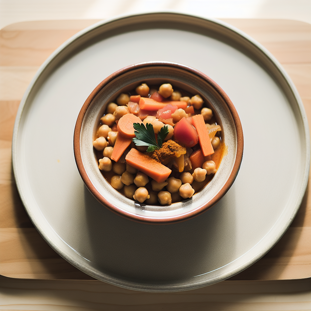 Moroccan-Spiced Chickpea & Carrot Tagine