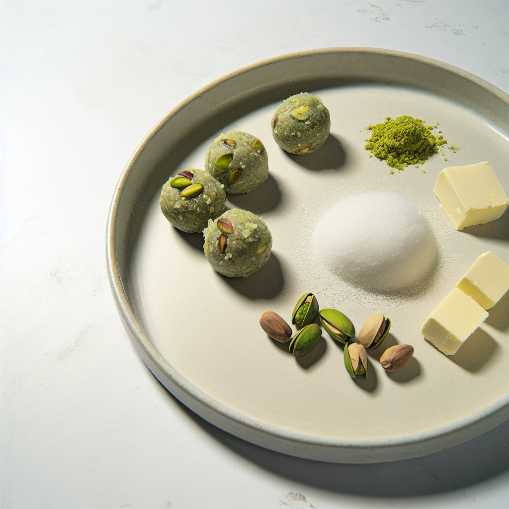 Salted Pistachio Cream Fat Bombs
