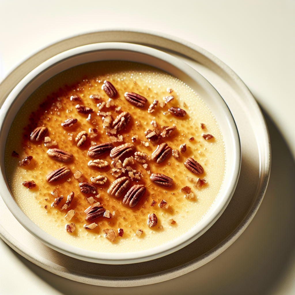 Coconut-Pecan Crème Brûlée