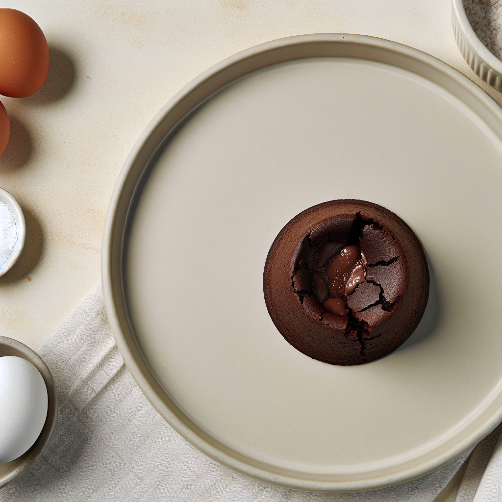 Espresso-Almond Flour Lava Cakes