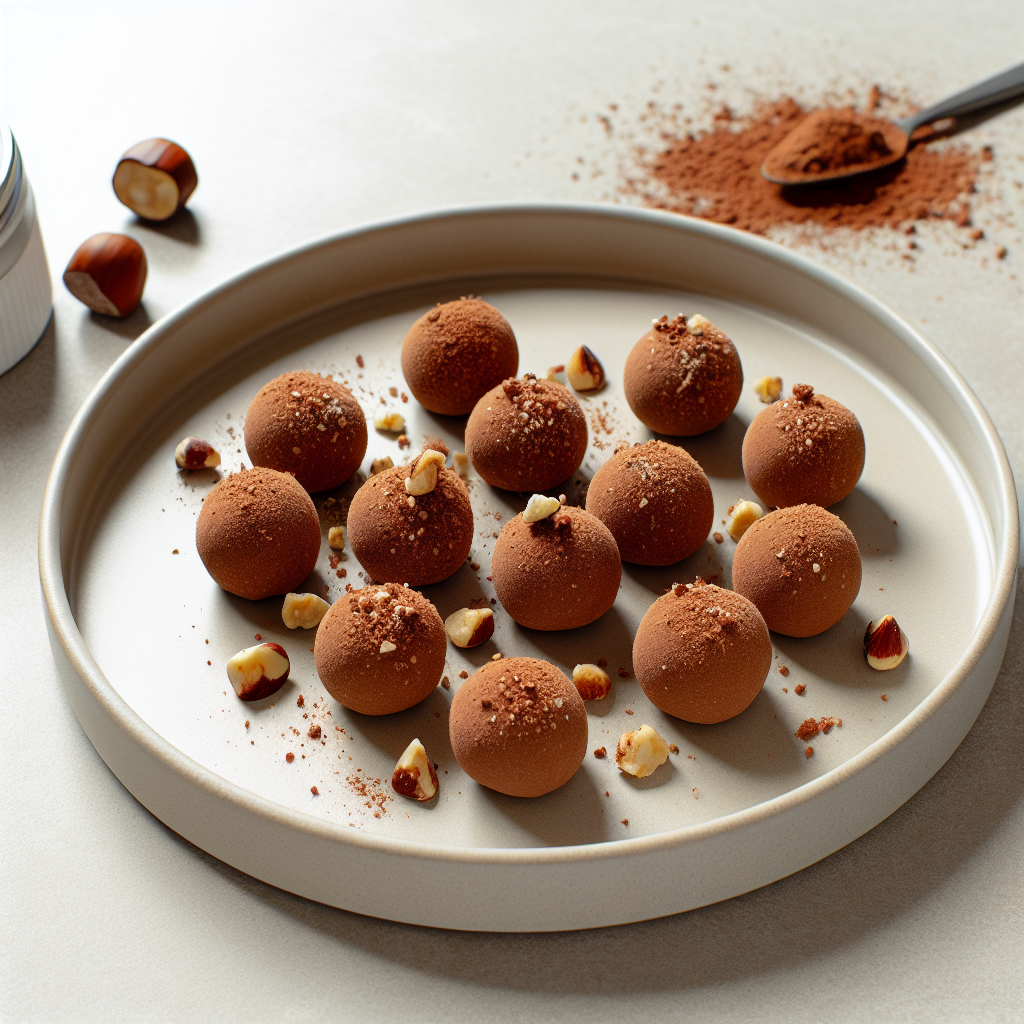 Hazelnut Mascarpone Truffles