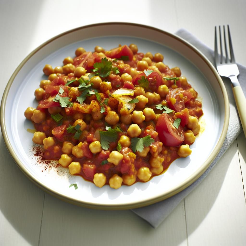 Spicy Tomato & Chickpea Skillet