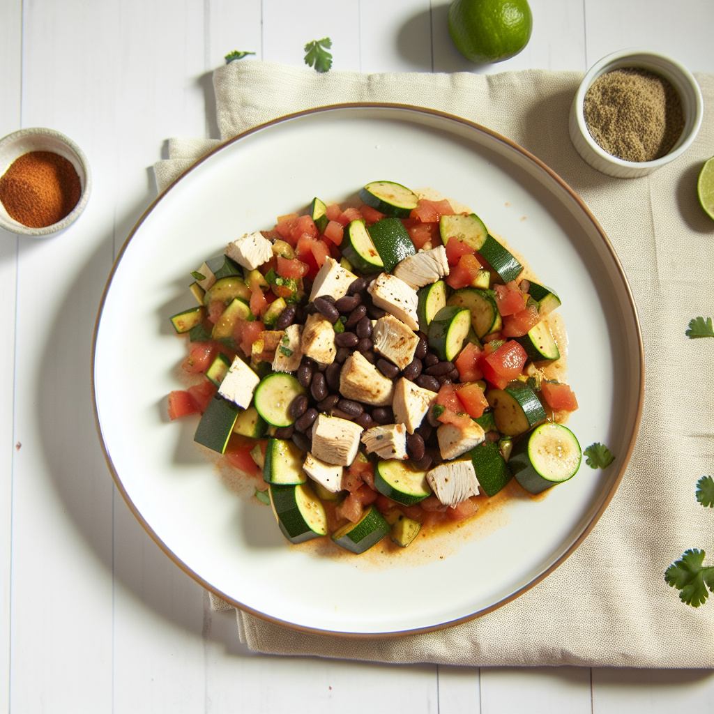 Southwest Chicken & Zucchini Skillet