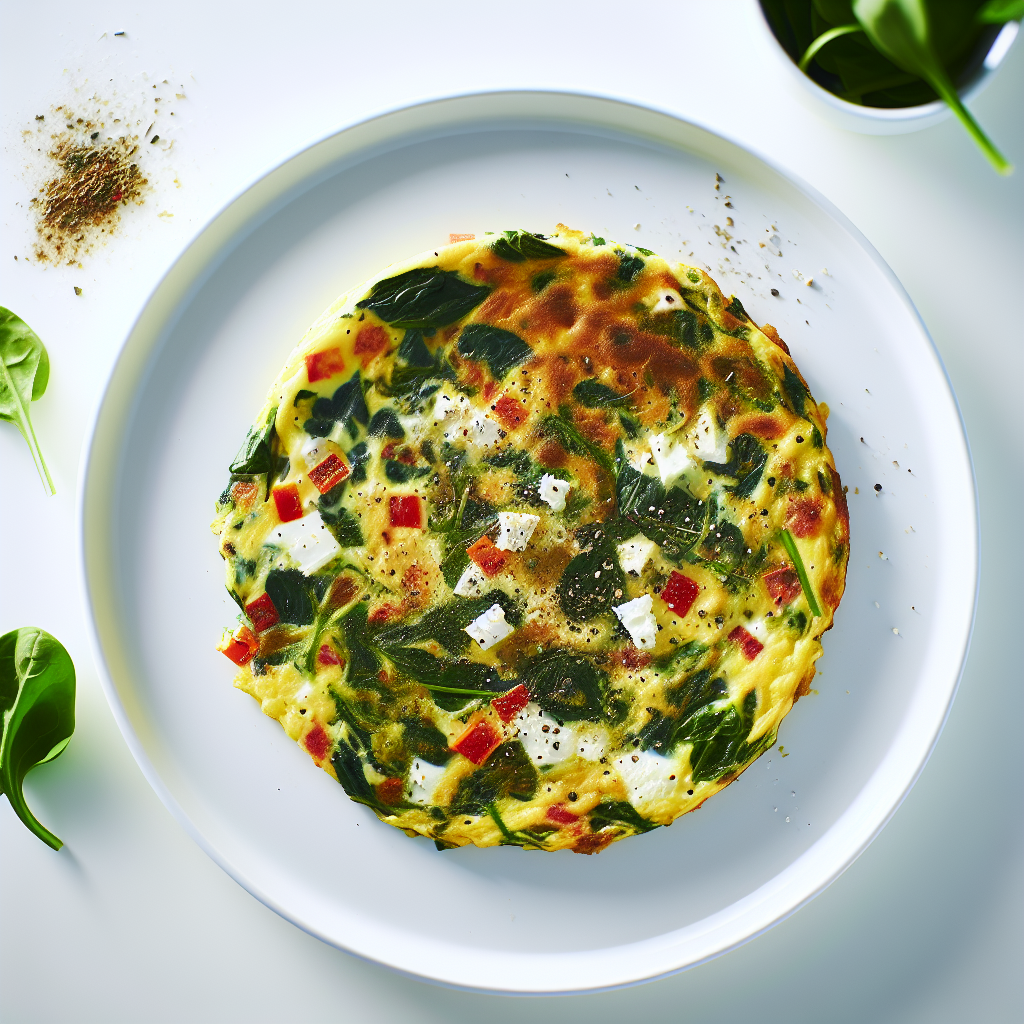 Quick Herbed Egg White & Veggie Frittata