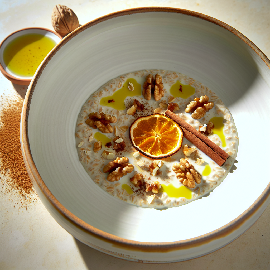 Sardinian Citrus & Walnut Oatmeal