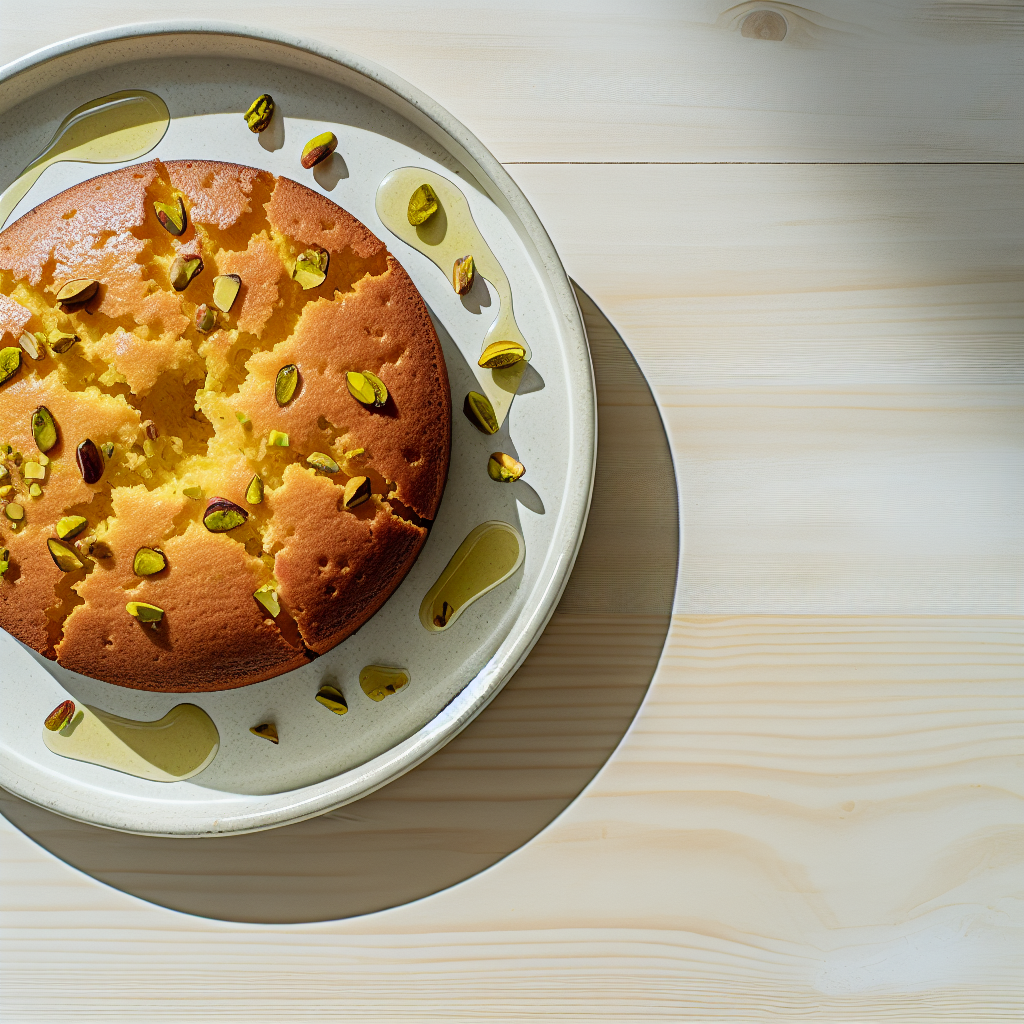 Olive Oil & Orange Blossom Almond Cake