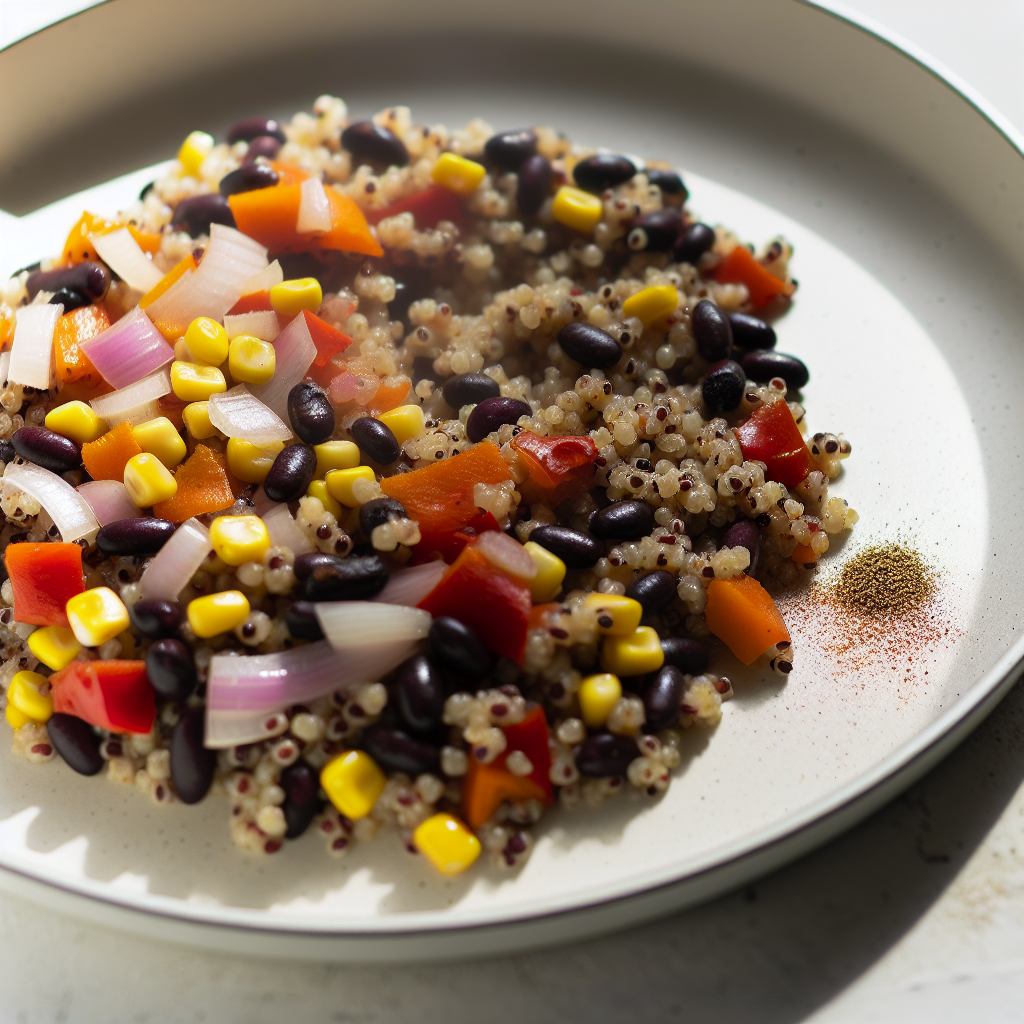 Savory Southwest Breakfast Quinoa Skillet