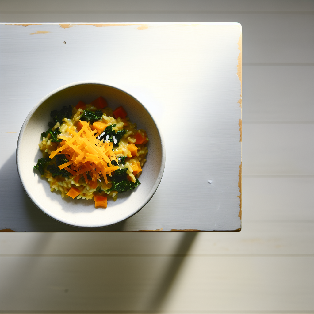 Sweet Potato & Kale Breakfast Risotto