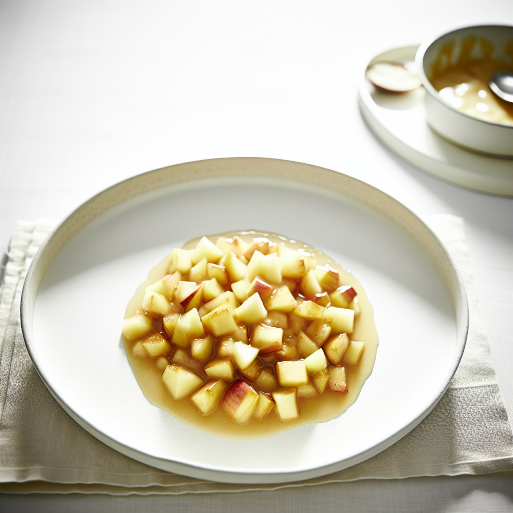 Salted Caramel Apple Custard