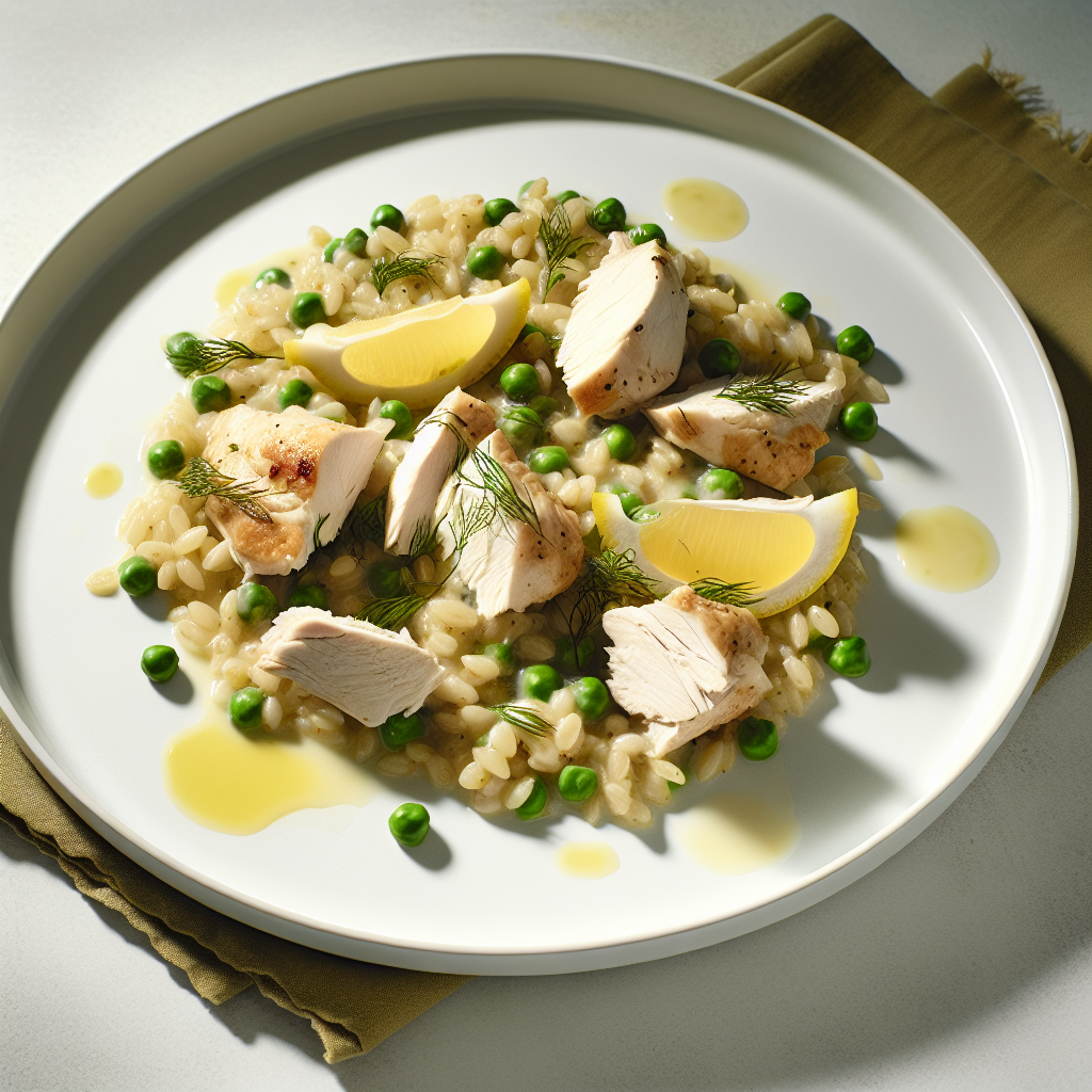 One-Pot Creamy Lemon Dill Chicken & Farro