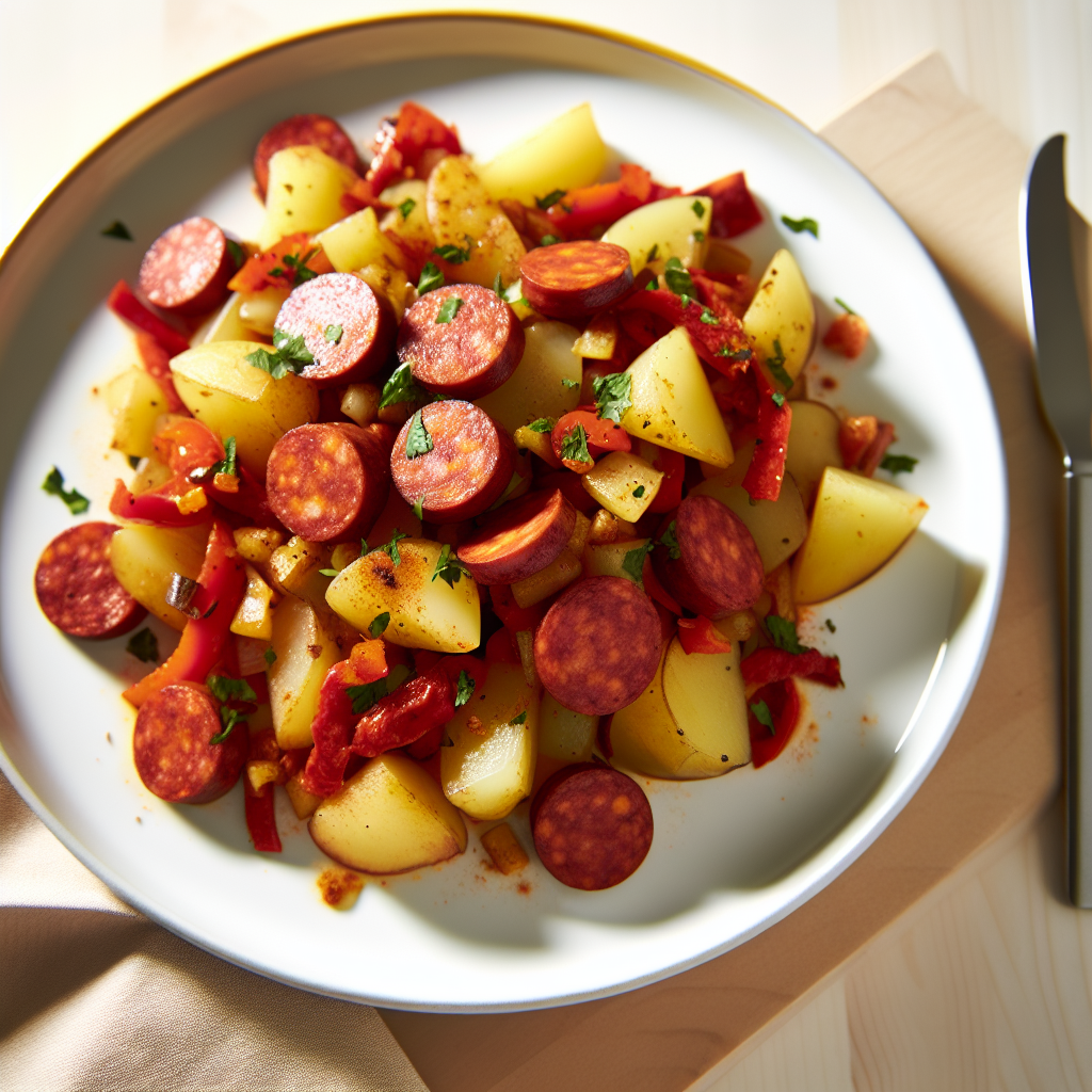 Spicy Chorizo & Potato Hash One-Pot