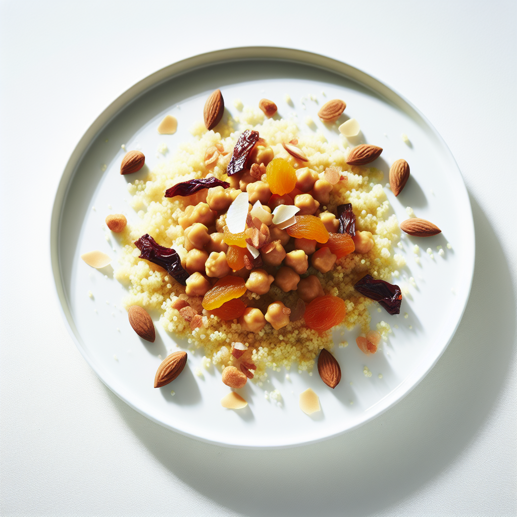Moroccan Chickpea & Apricot Couscous